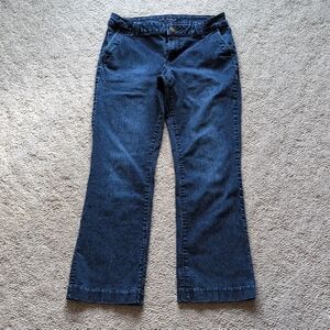 Maurices Dark Blue Trouser Jeans, Size 12